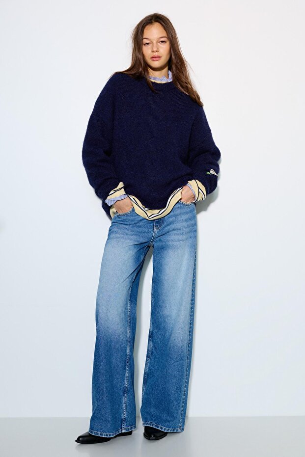 Basic bisiklet yaka kazak - 3