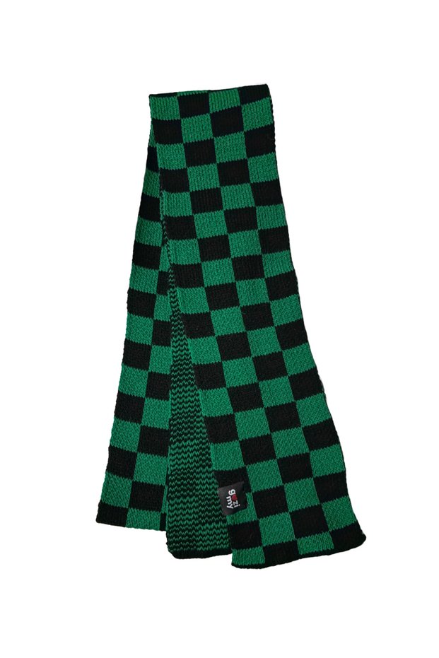 Chess Pattern Long Scarf