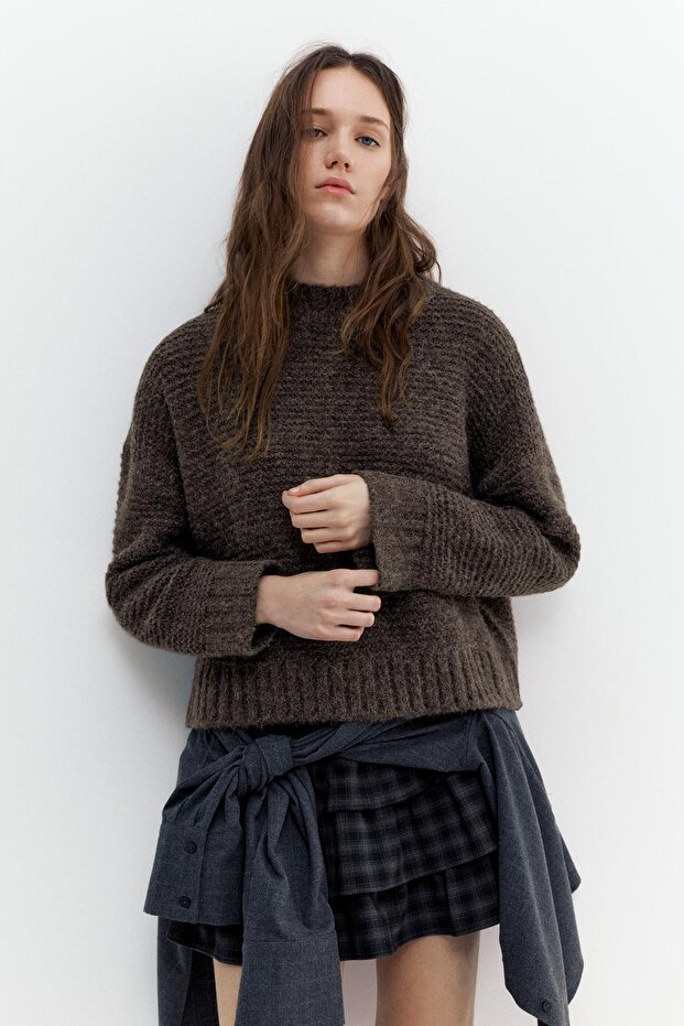 Kalın örgü kazak - 2