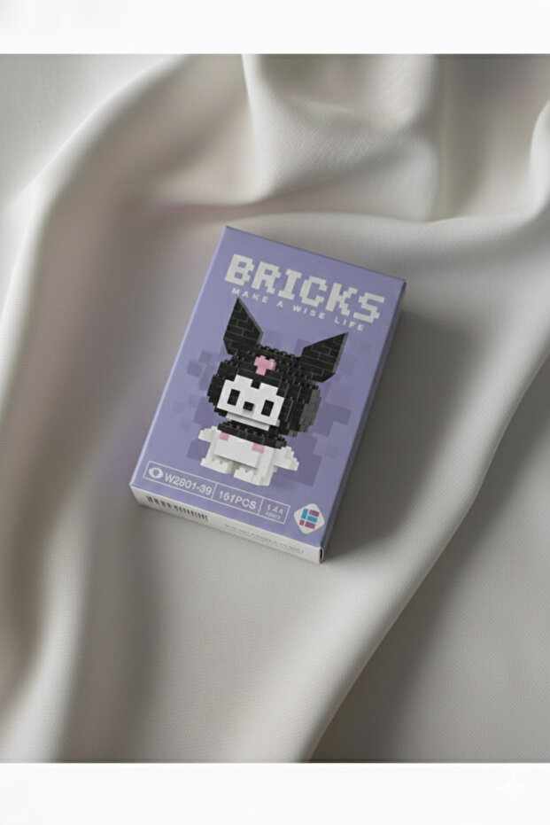 Mini Yapı Blok Kuromi Figürü – 145 Parça - 3