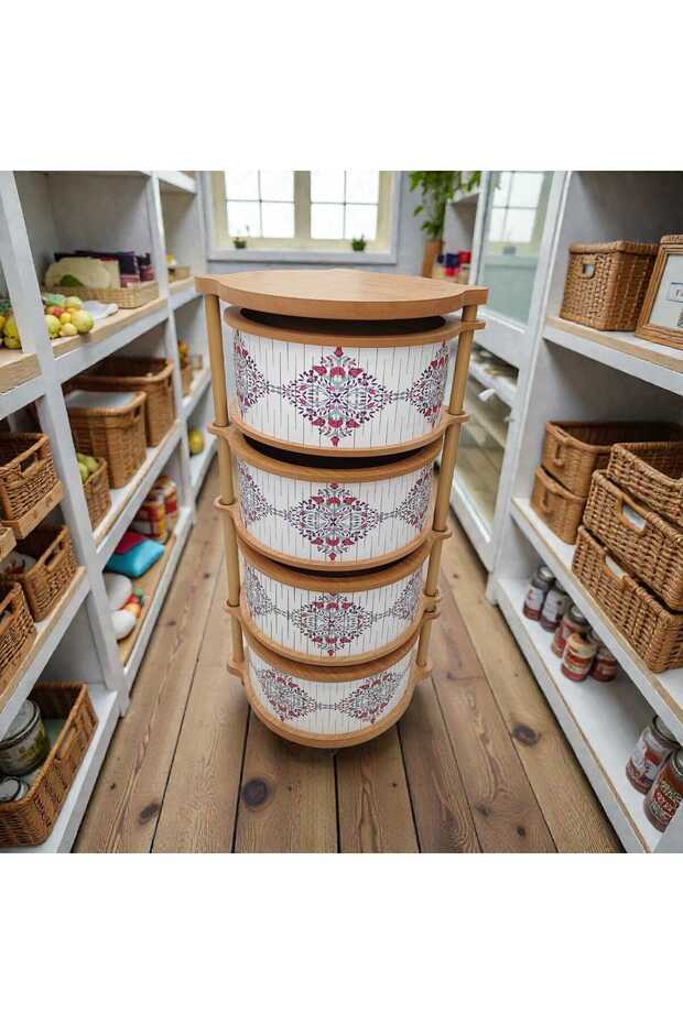 AHŞAP 4 KATLI SEBZELİK - 5