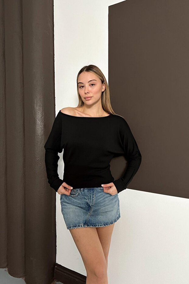 OMZU DÜŞÜK BLUZ - 3