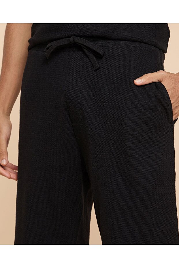 شورتات استرخاء سادة بخصر برباط - 6