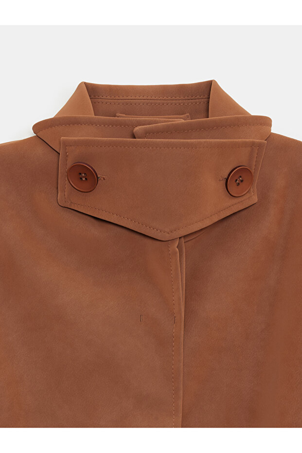60778 Süet Ceket-Camel - 7