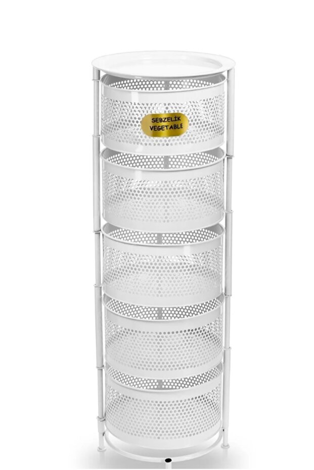 5 katlı sebzelik paslanmaz - 1