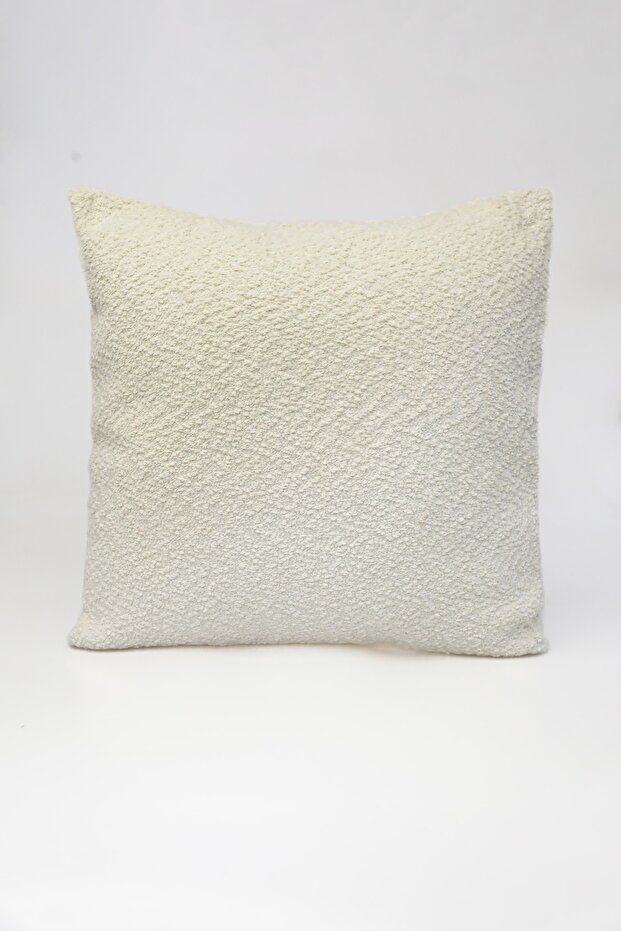 '' Noir'' Textured Plain Decorative Throw Pillow Cover 45X45 cm