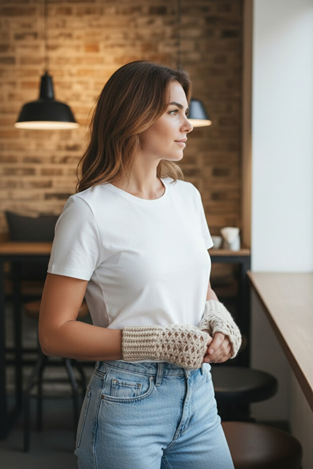 Parmaksız Eldiven - 3