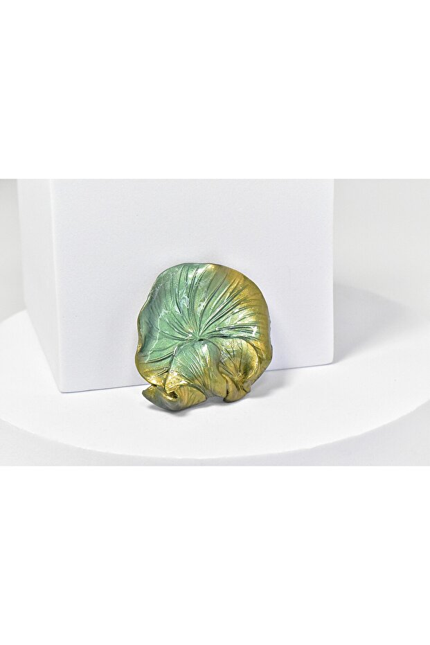 Handmade Iris brooch - 2