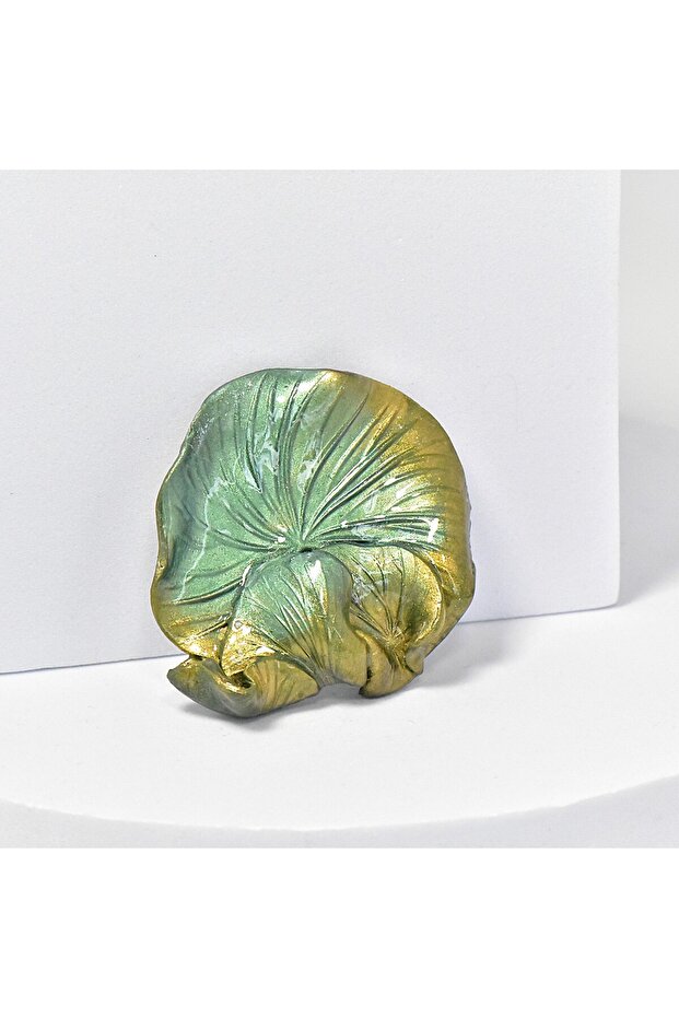 Handmade Iris brooch - 3