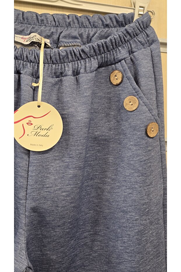 بنطلون مودال بتفاصيل أزرار - 3