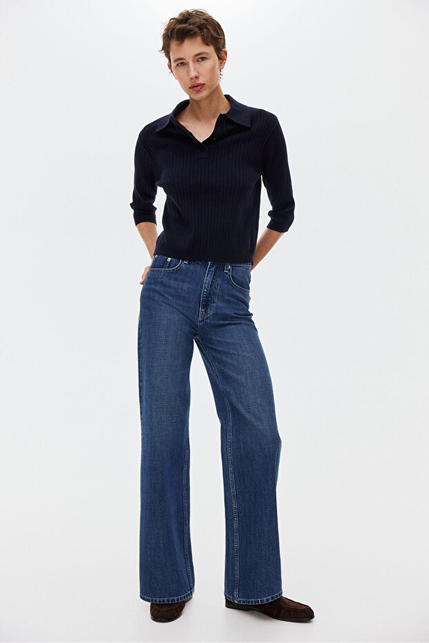 Lastik Örgülü Üst - 1