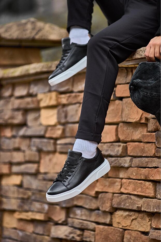 Havuz taban basic sneakers ayakkabı - 1