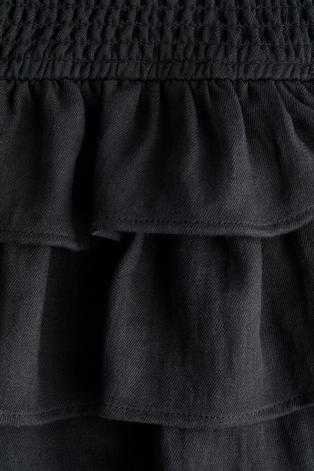 Katlı Şort Etek - 6