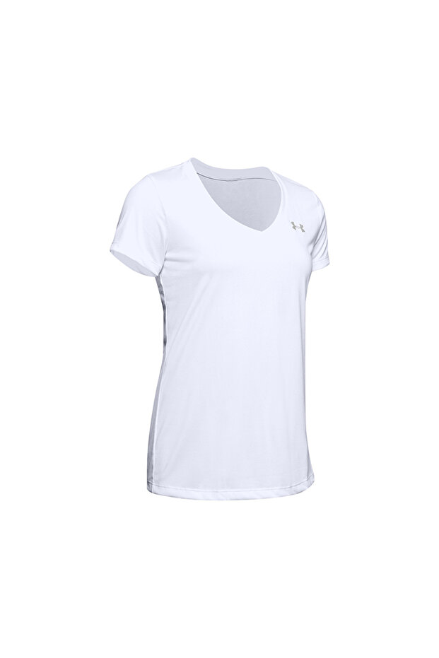 Tech SSV Solid Kadın T-Shirt - Beyaz - 1