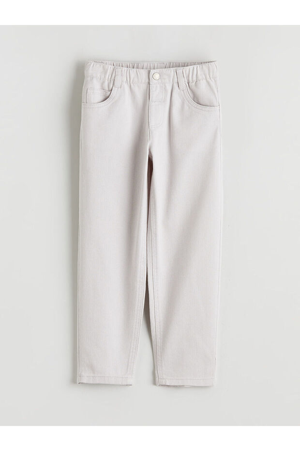 Gray Baggy Fit Boys' Trousers