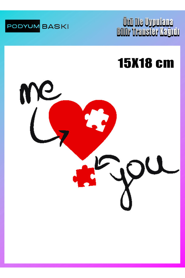 Iron-On Textile Dtf Printing T-Shirt Special Design for Valentine's Day Couple Printing