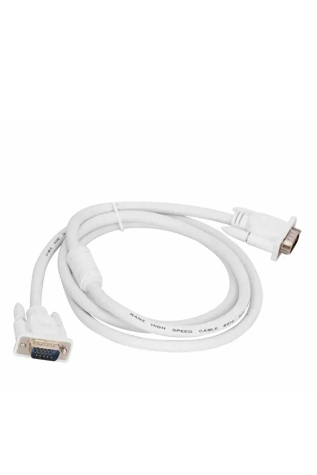 VGA Cable 2m White Color كيبل في جي اي