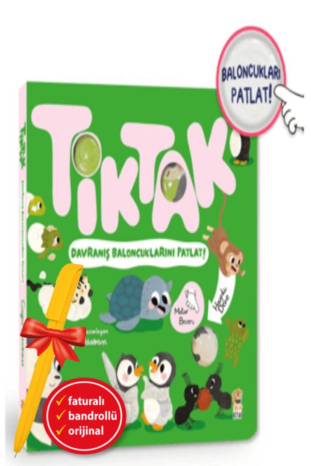 Tik Tak - Davranış Baloncuklarını Patlat! Book up to Date Çağrı Odabaşı Children and Youth Books Kit