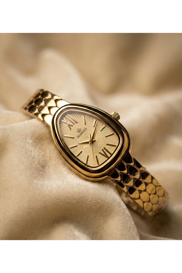 Luxury Snake Design Metal Strap Vintage Women's Wristwatch Gift