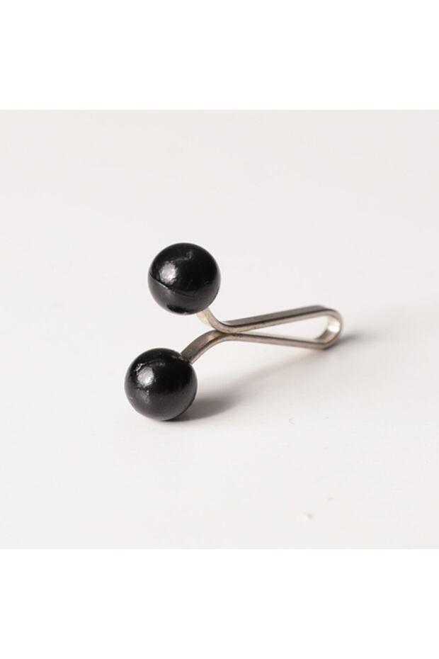 Hijab 2-Piece Shawl Clip Black