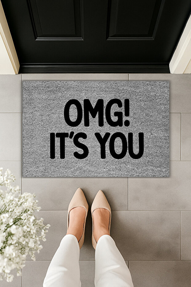 طباعة رقمية حديثة - OMG IT'S YOU - سجادة أمام الباب