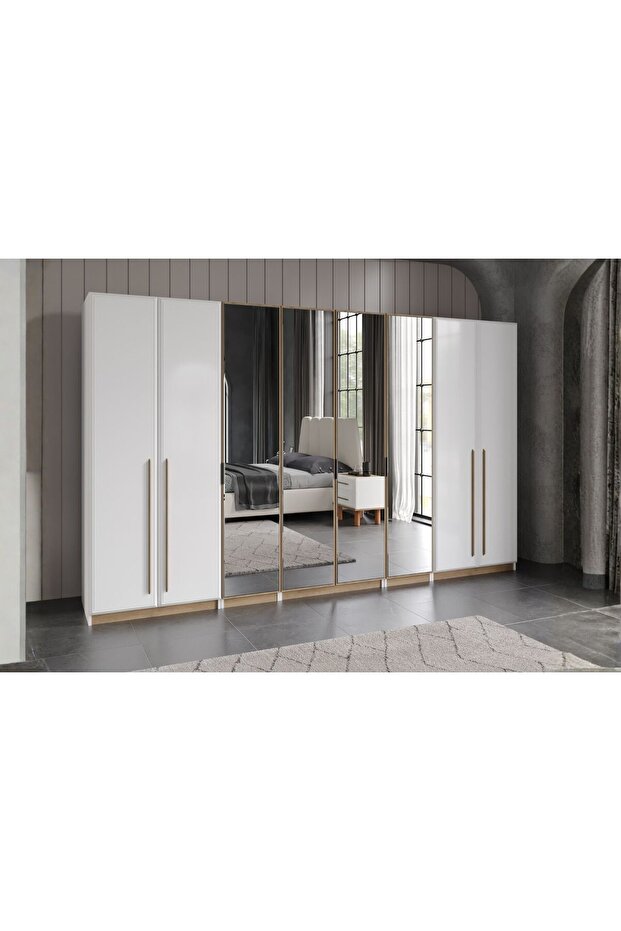 Lucca 8 Kapılı Gardırop - 1