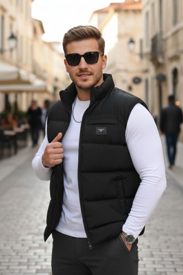 New Season Waterproof Men's Puffer Vest
