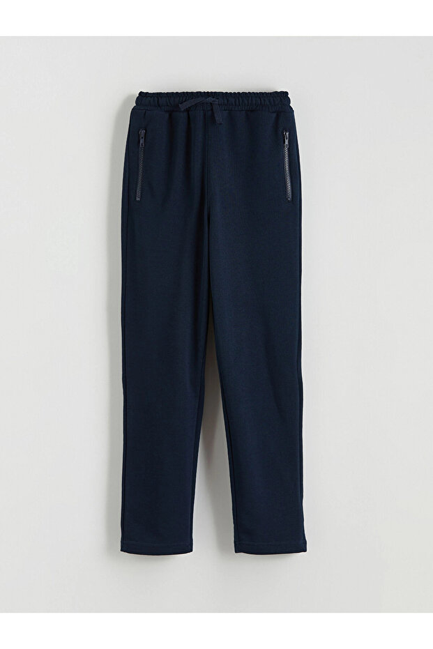 Lcw Kids Navy Blue Boys' Sweatpants with Elastic Waist