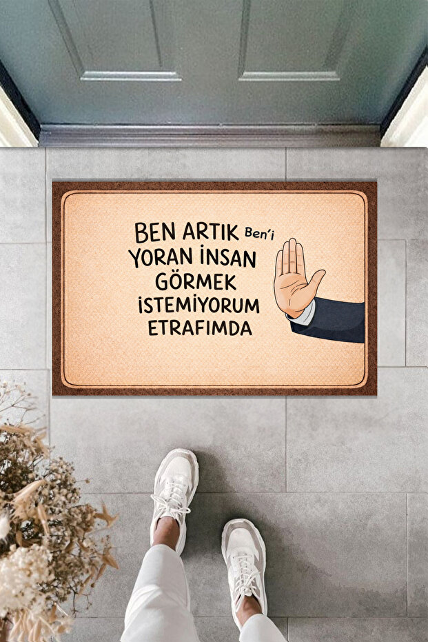 Modern Digital Printing - I Don'T Want to See Any More Weird People Written - Doormat