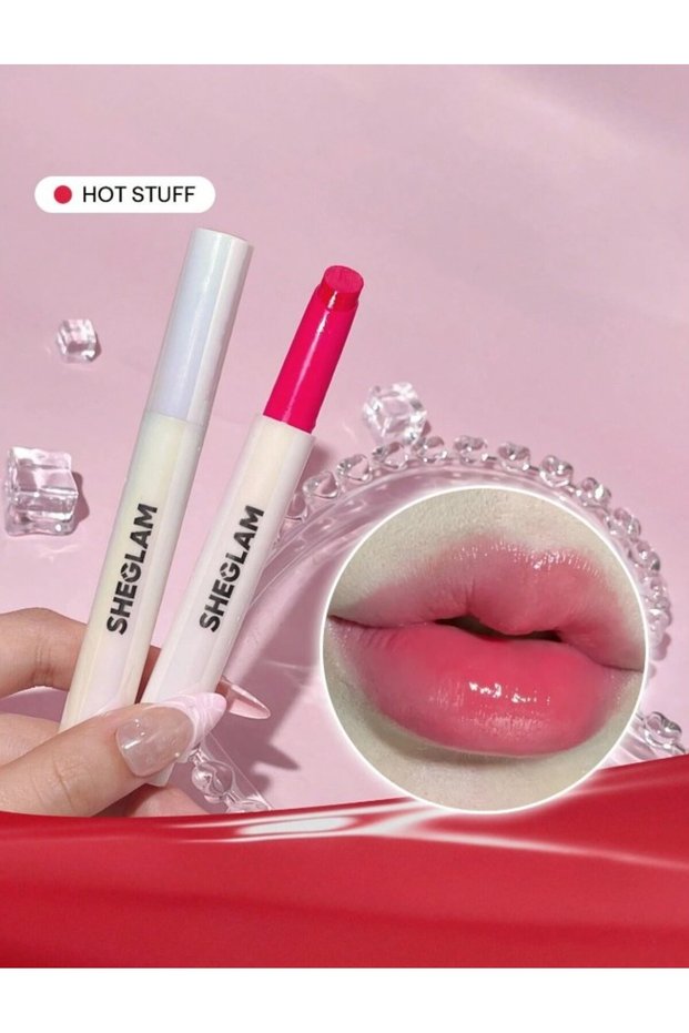 Pout-Perfect Shine Lip Plumper - Moisturizing and Glossy Lip Plumping Lipstick Series