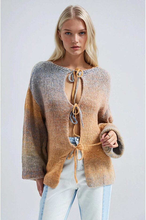 Renk Geçişli Basic Hırka 5197 - 5