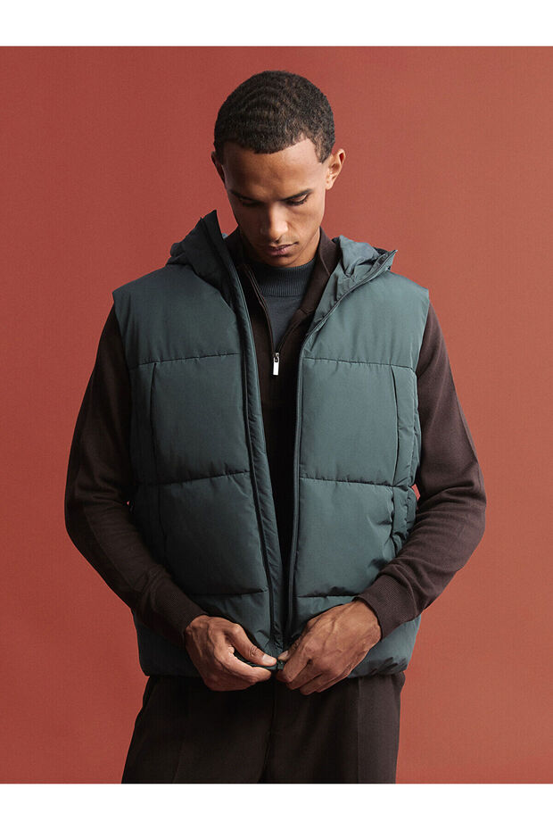 Lcw Vision Green Standard Molded Hooded Men's Inflatable Vest