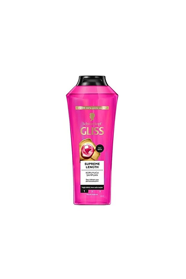 4 Pcs Gliss Shampoo Supreme Length 400 ml