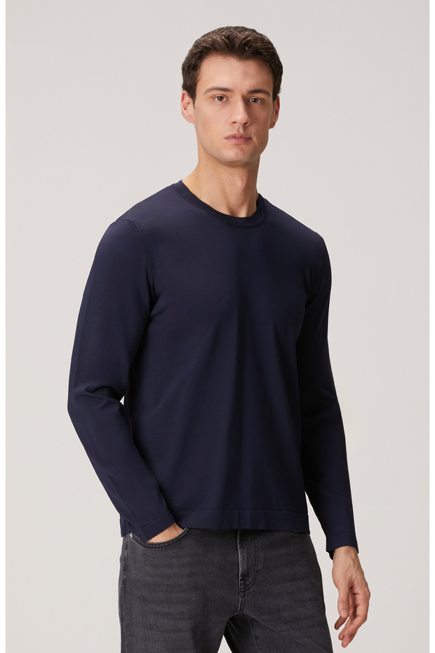 Lacivert Rayon Kazak - 4