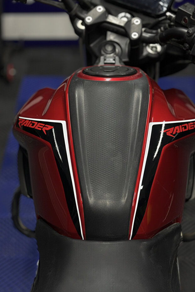 Tank Cord Sticker Set (Right and Left) Compatible with Tvs Raider 125 Motorcycle