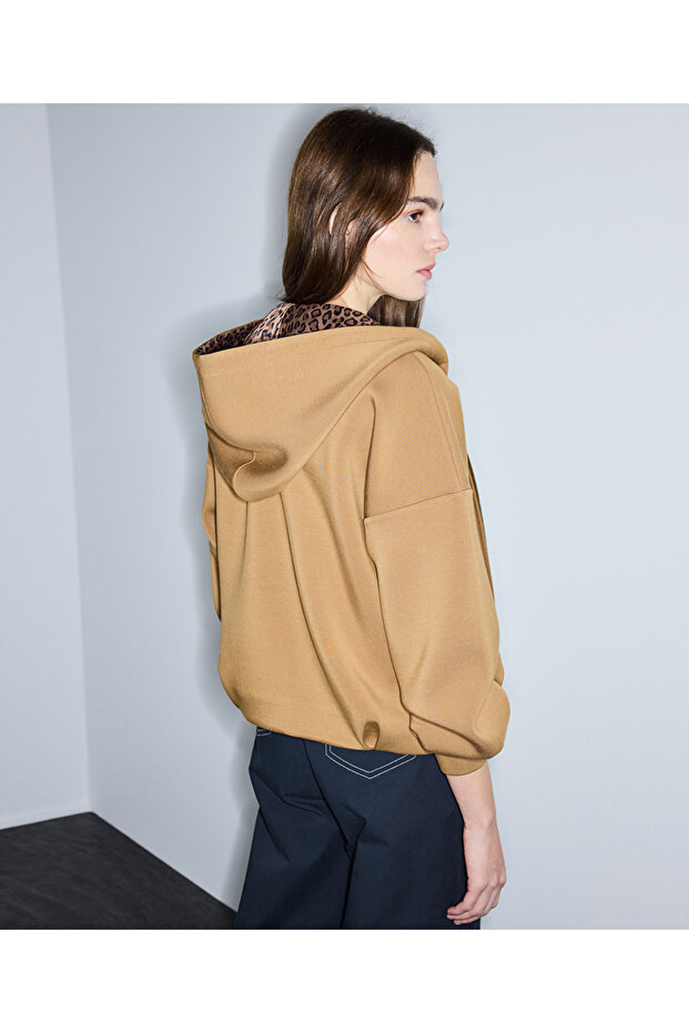 Fular efektli sweatshirt - 7