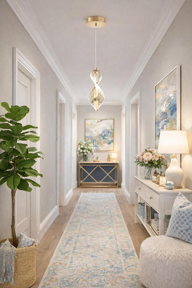 tekli akrilik led avize - 1