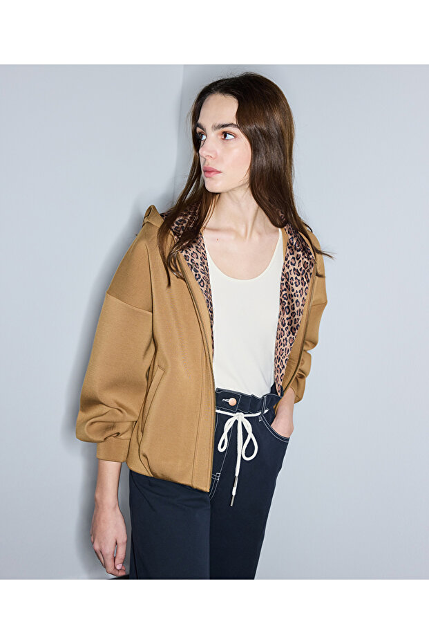 Fular efektli sweatshirt - 6