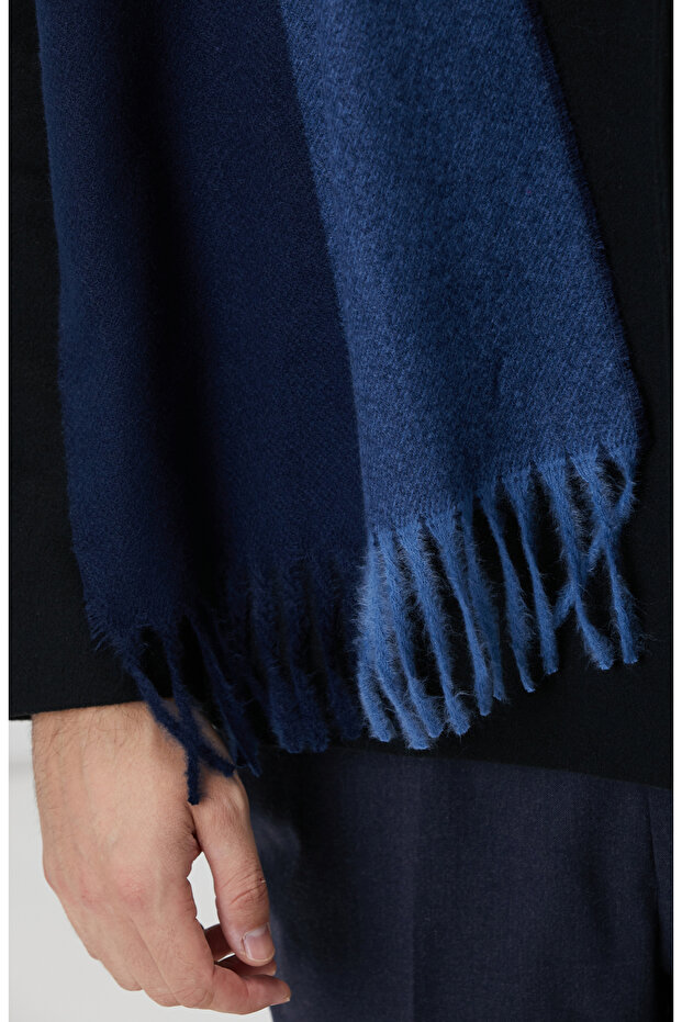 Mavi Erkek Atkı - 5