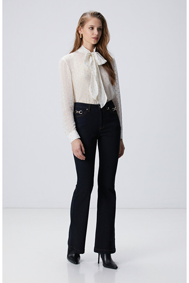 Kırık Beyaz Bluz - 2