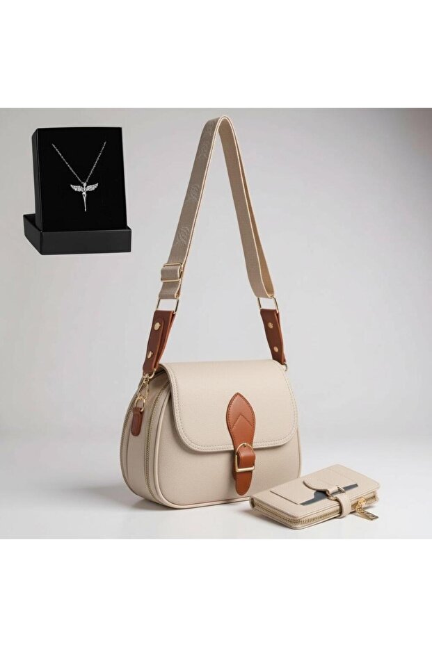 3-Piece Women's Gift Set with Special Wallet and Necklace Gift for Valentine's Day