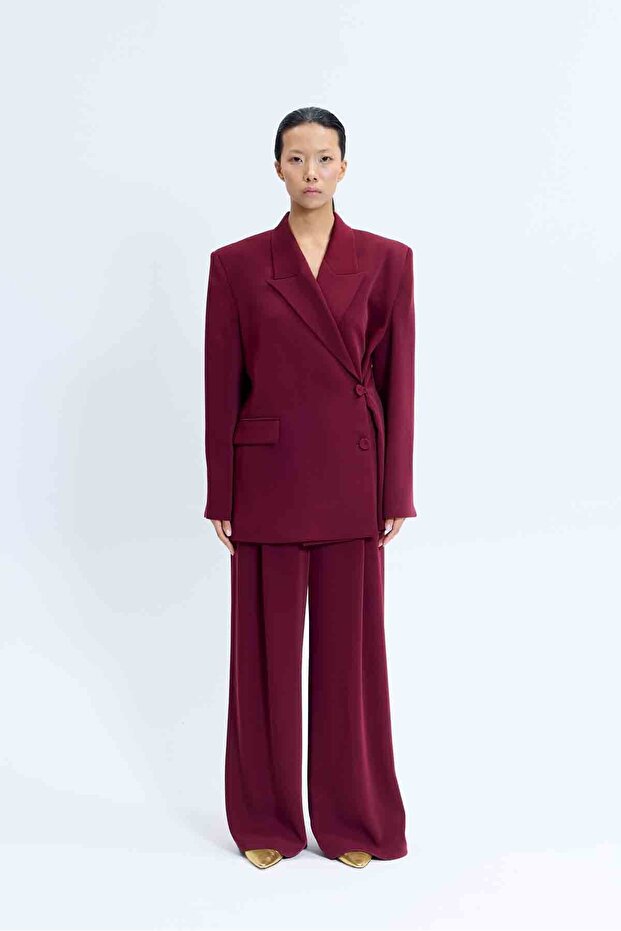 1720 Bordo Ceket - 1