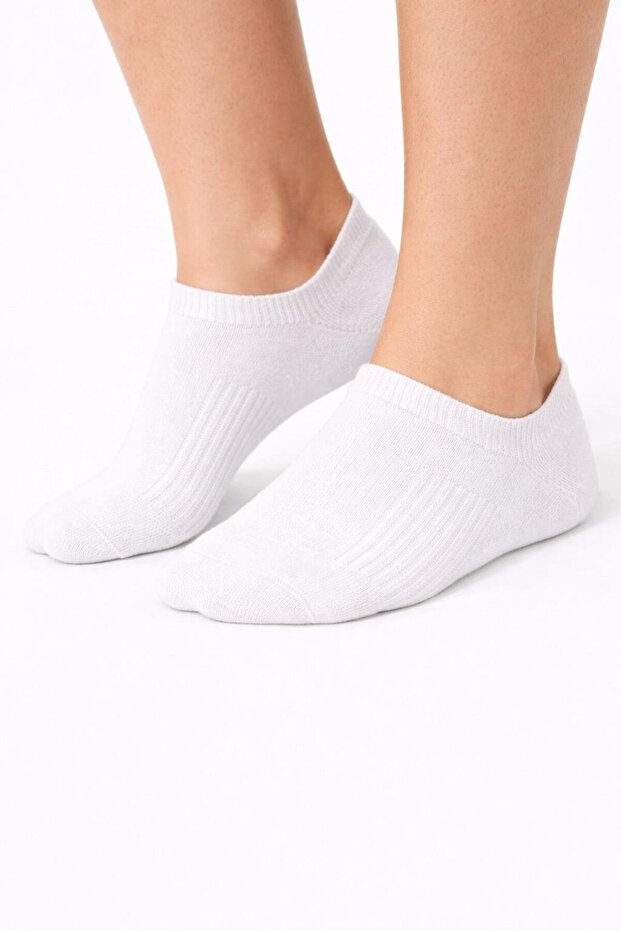 Kadın Basic Step Çorap Beyaz - 1