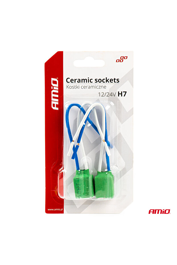 Set 2 mufe ceramice soclu H7, rezistente termic - 3