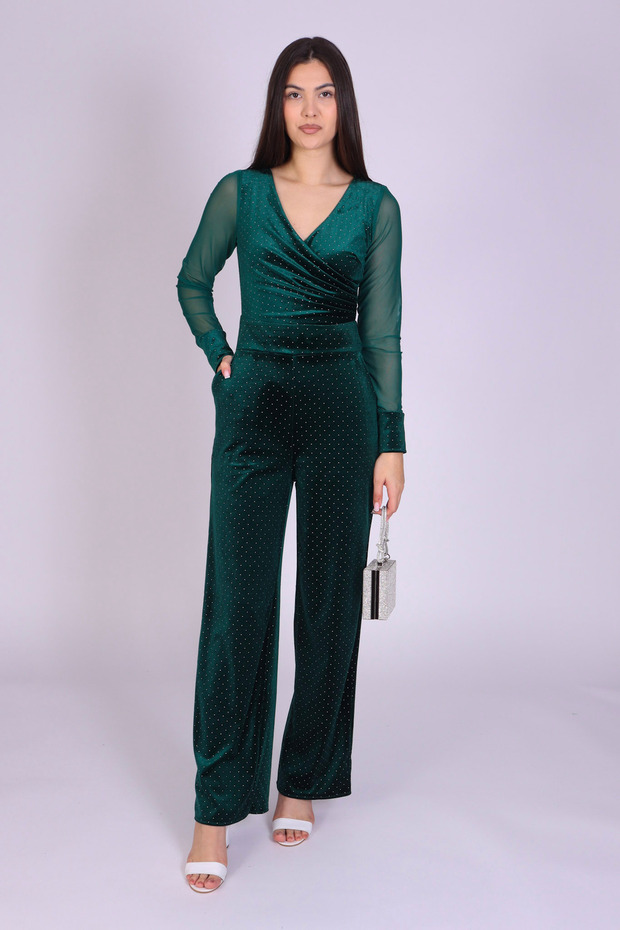 Βελούδο φόρμα με στρας - 1