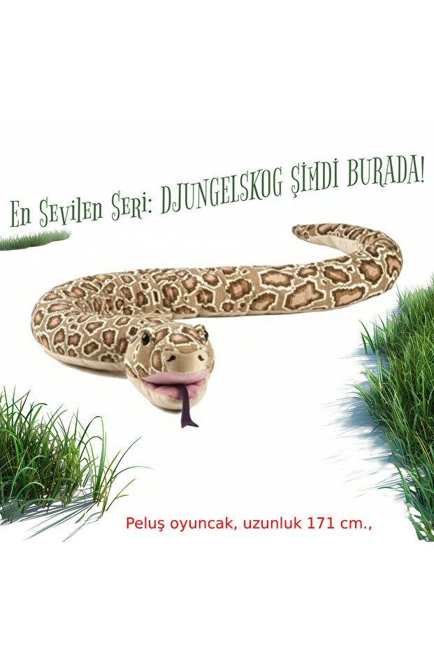 Djungelskog Giant Plush Python Snake 🐍 |   The Talking Friend Who Loves Hugging!