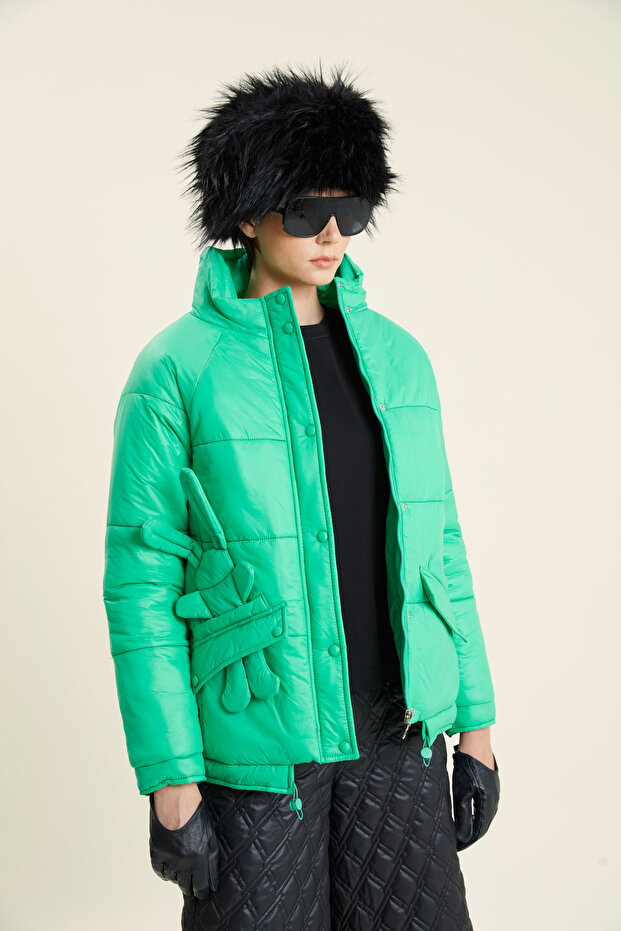 Şişme Kısa Mont - 2