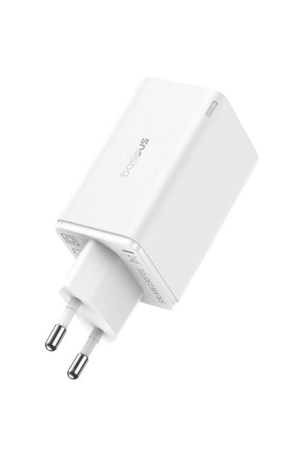 Încărcător rapid GAN6 Pro, 2xUSB-C + 2xUSB, 65W Alb