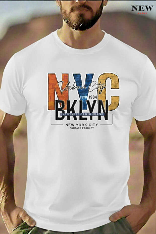 Nyc Brooklyn Printed Unisex T-Shirt