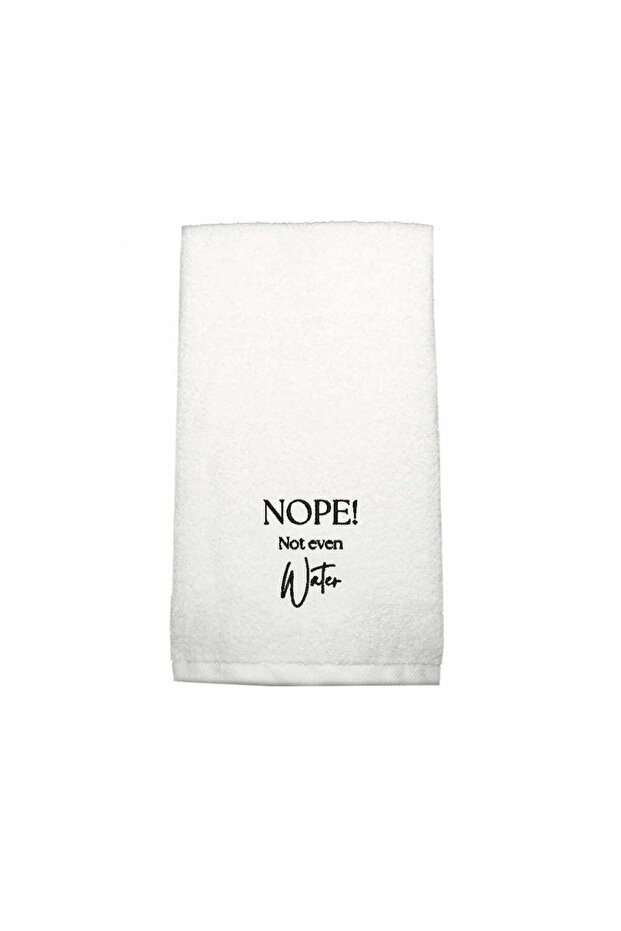 Ramadan Cotton Hand Towel - Nope! Not even Water Design